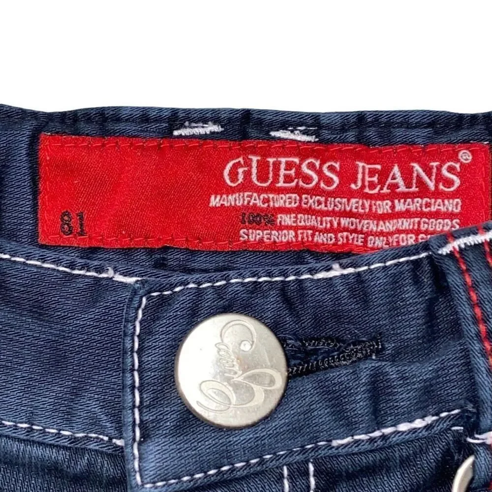 Vintage GUESS for Marciano Navy Bootcut Cargo Pants